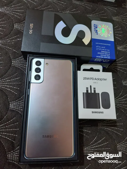 مستعمل اخو الجديد Samsung S21 plas 5G رام 16 جيجا 256 عربي شرق اوسط أغراضة الأصلية والكرتونه وتوصيل