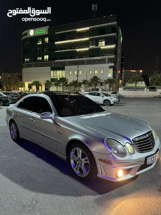 مرسيدس E200 2007 فل كامل فحص كامل 6.3 Amg  بحاله الوكاله مميزه