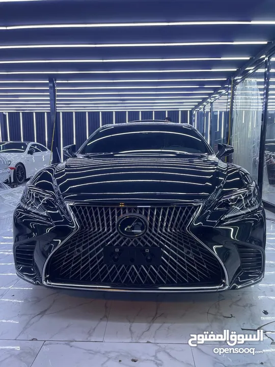 لكزس LS 500 موديل 2020 63000km فل اوبشن اوراق جمارك