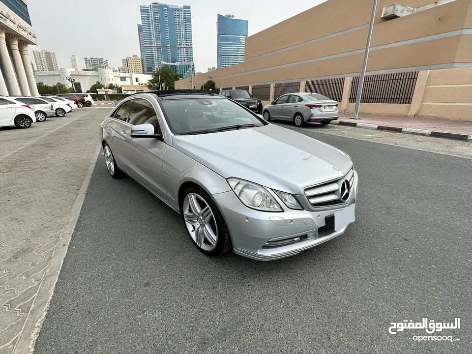 Mercedes E250 2011 GCC full option free accident company paint second owner no issues