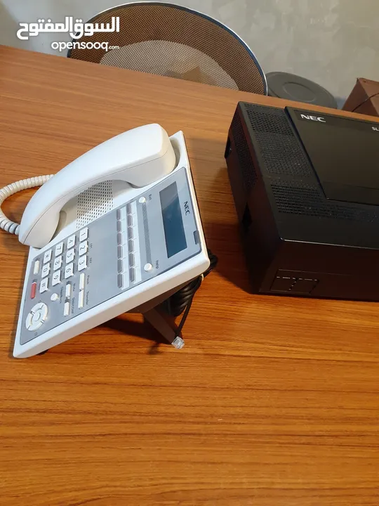 مقسم مقاسم  NEC-SL1000 براند ياباني مع جهاز الماستر شامل البرمجة والتركيب