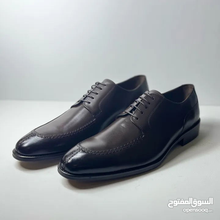 حذاء رسمي جلد طبيعي ماركة Lucci Verrosi جديد لون بني