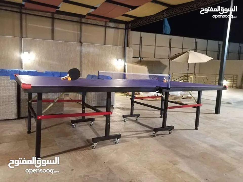 طاولة تنس ستيغا اصلي ثقيل وفاخرة بأقل سعر فيها كامل الاضافات عجلات وقابل للطوي نخب اول فعلي