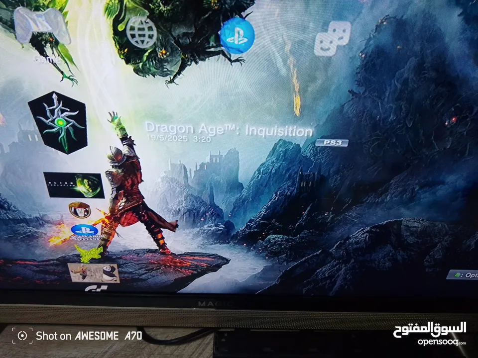 playstation3 معدل فل ألعاب قوية 500جيجا مستعمل تقدر تشغل نت وعله حساب وتقدر تلعب اونلاين بدون مشاكل