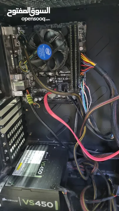 موجود جهاز i7 جيل رابع  ram16 ssd256 باور500w