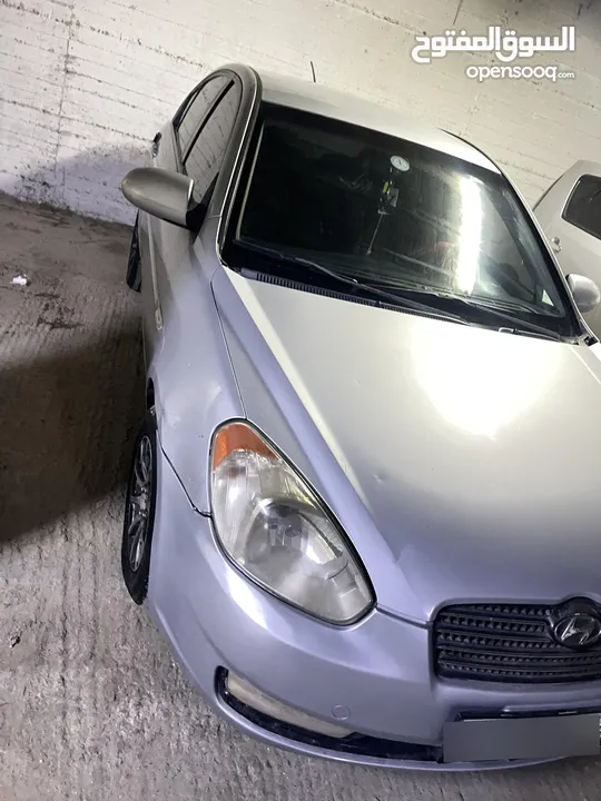 هنداي فيرنا 2006 متور 1400 خاليه من ضربات الشصي والقص شاشه فرش كلشي موجود