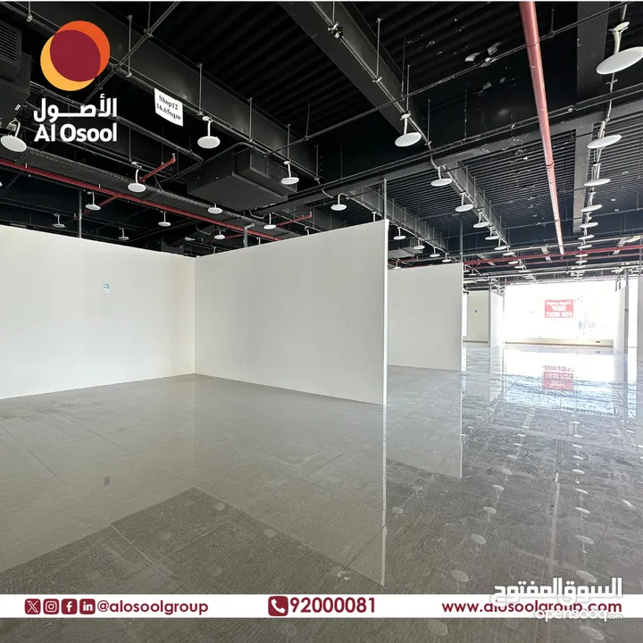 Shops available for rent in Al Khuwair,In a prime commercial area with excellent visibility