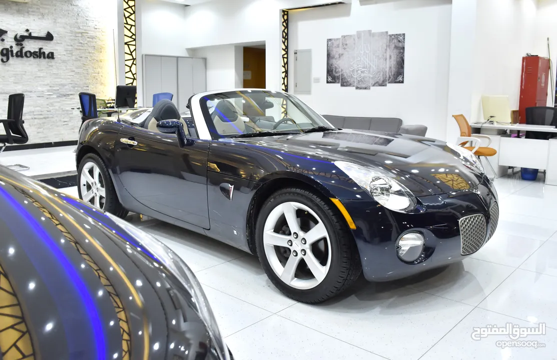 Pontiac Solstice Convertible ( 2006 Model ) in Blue Color American Specs