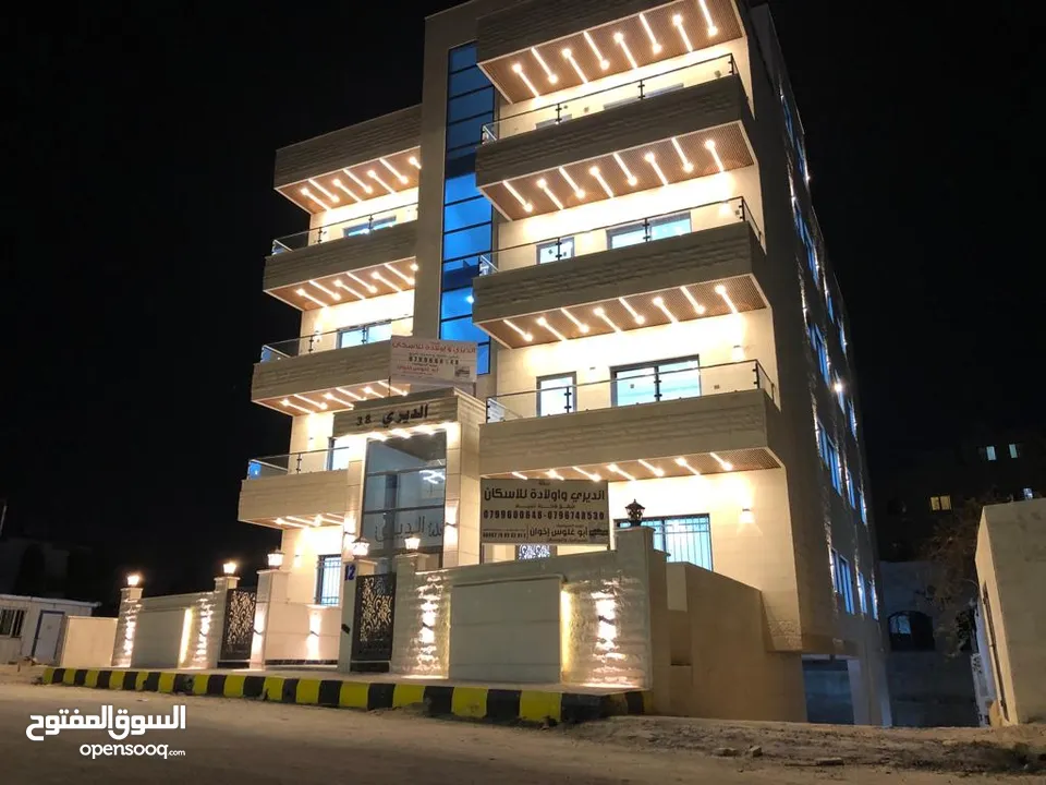شقق مميزة باجمل مناطق البنيات خلف شارع الحرية منطقة فلل هادئة قرب جميع الخدمات بأسعار مغرية