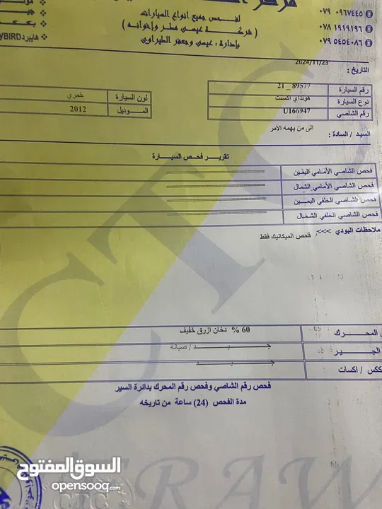 اكسنت 2012 الرائعة بحاله ممتازه بسعر مغري 6500