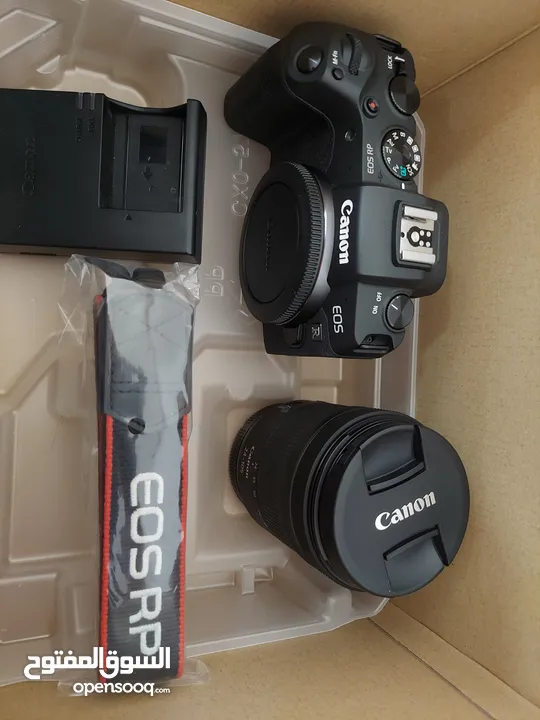 للبيع كاميرا canon Rp +عدسة 105_24  الكاميرا وكالة نظيفة جدا. -عداد الشتر 5k فقط،بجميع اغراضه