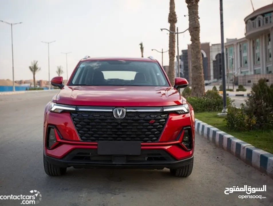 شانجان cs35 لون خمري فحص كامل فل كامل موديل 2022      بانوراما  السعر 13800
