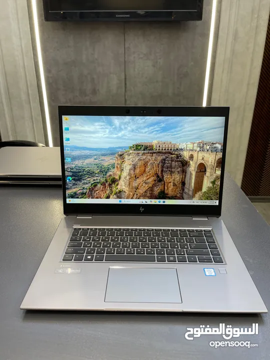 HP ZBOOK 15 G5 STUDIO WORKSTATION لابتوب هندسي قوي جداً  والمصممين سلم وخفيف وانيق شبة جديد