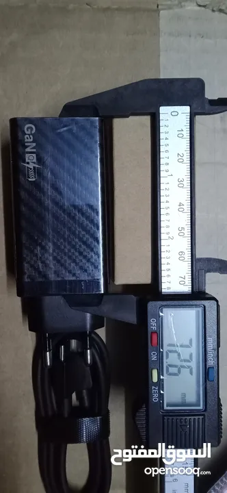 بور بانك power bank سريع ولاسلكي وشاحن Gan 65 واط سريع