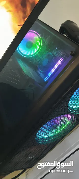 pc gaming +شاشة 144hz  للبيع بداعي التحديث