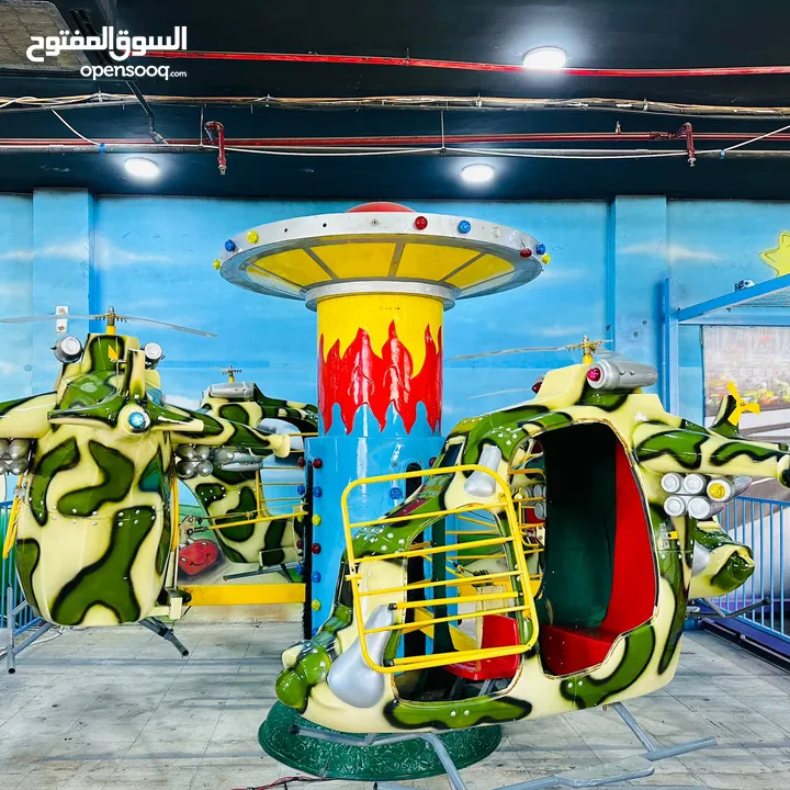 مدينة ملاهي والالعاب  كامله للبيع بدون الموقع