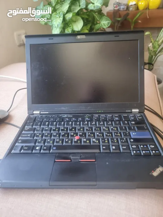 Thinkpad i5 8MB Ram بحالة جيدة جدا يعمل.على البطارية بدون شاحن 150 ش