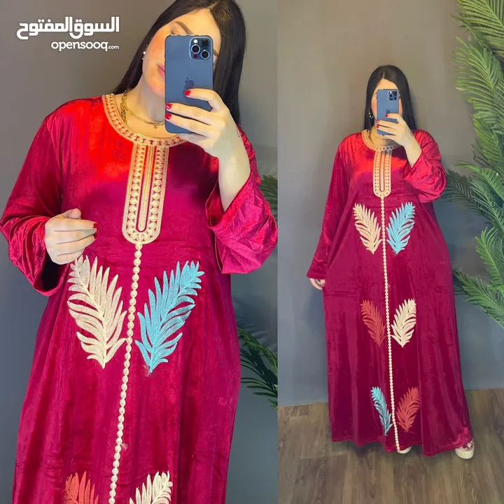 دشداشه مخمل  قديفه    القياسات 1XL'2X'3XL'4XL'5X 