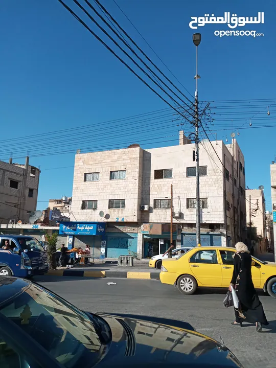 ثلاثة محلات تجارية للإيجار بدون خلو في موقع مميز في الزرقاء السوق التجاري قرب دوار معصوم شارع رئيسي