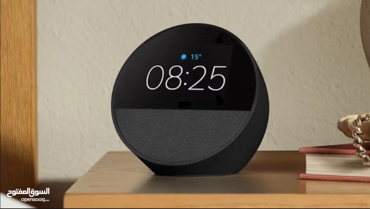 سماعة Echo Spot (إصدار 2024)، سماعة اليكسا ذكية بصوت نابض بالحياة + Alexa