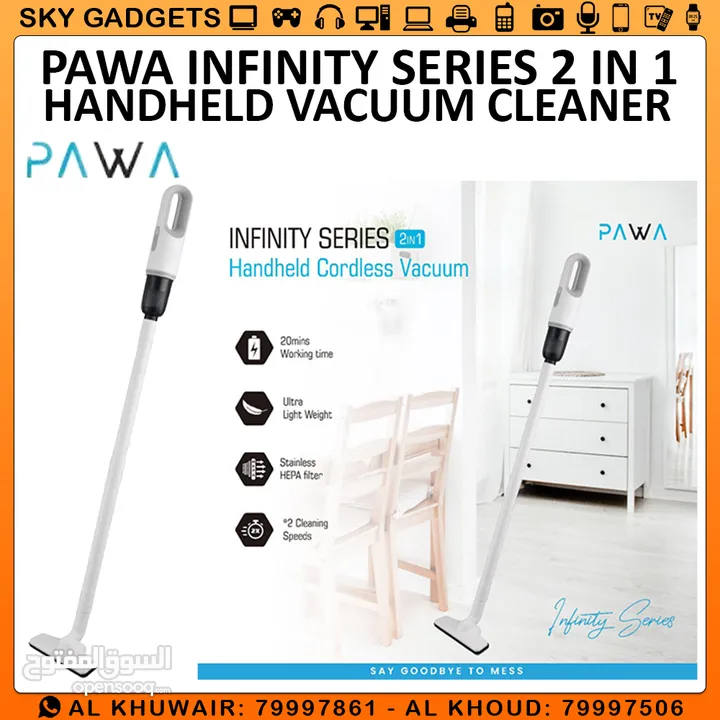 Pawa infinity Series 2 in 1 Handheld Vacuum Cleaner lSVC123D (Brand New)