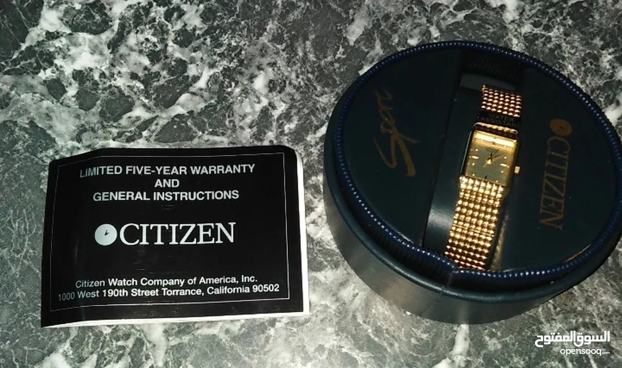 Citizen hand watch بخصم 40٪ فاخرة