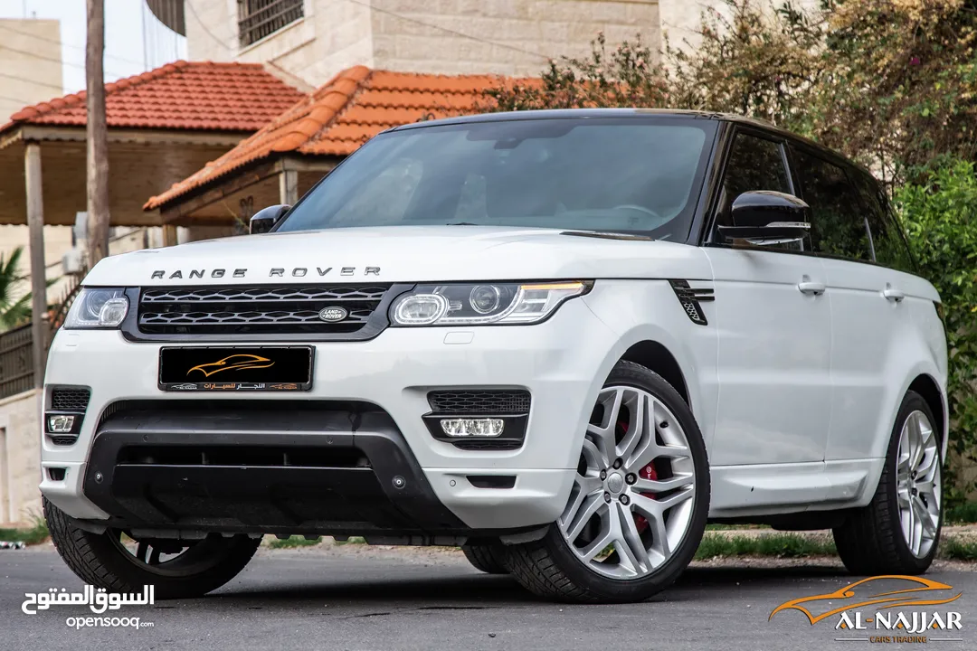Range Rover Sport Supercharge 2014  السيارة وارد الشركة