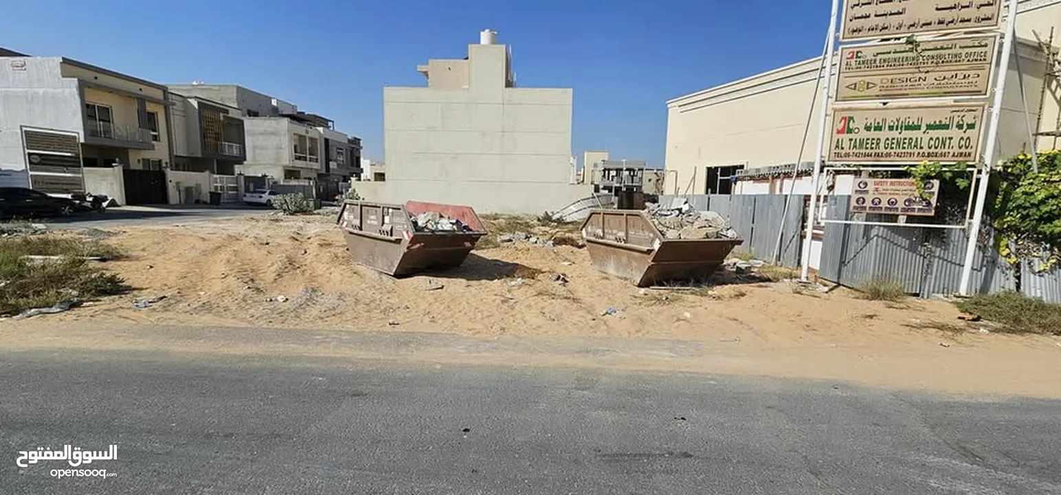 Residential Corner Plot for Sale in Prime Location of Al Zahya Ajman