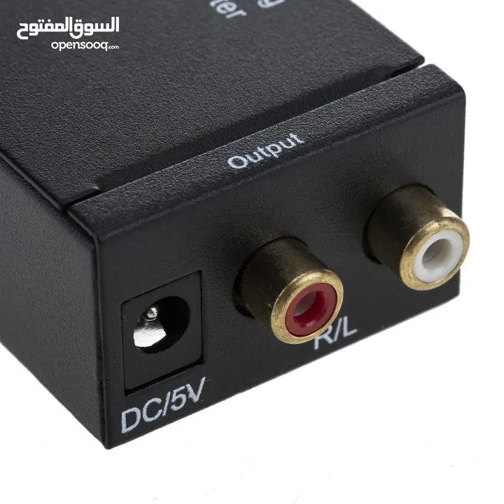 Digital to analog audio converter Toslink coaxial RCA