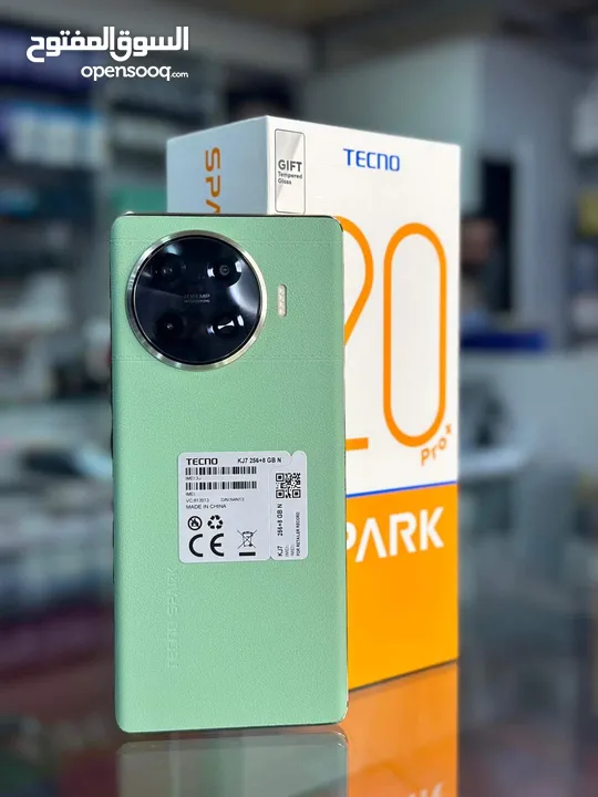 جديد Spark 20 pro plas رام 16 جيجا 256 مكفول سنة متوفر توصيل أغراضة الأصلية