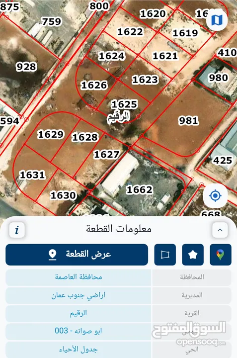 قطع صناعي في الرقيم