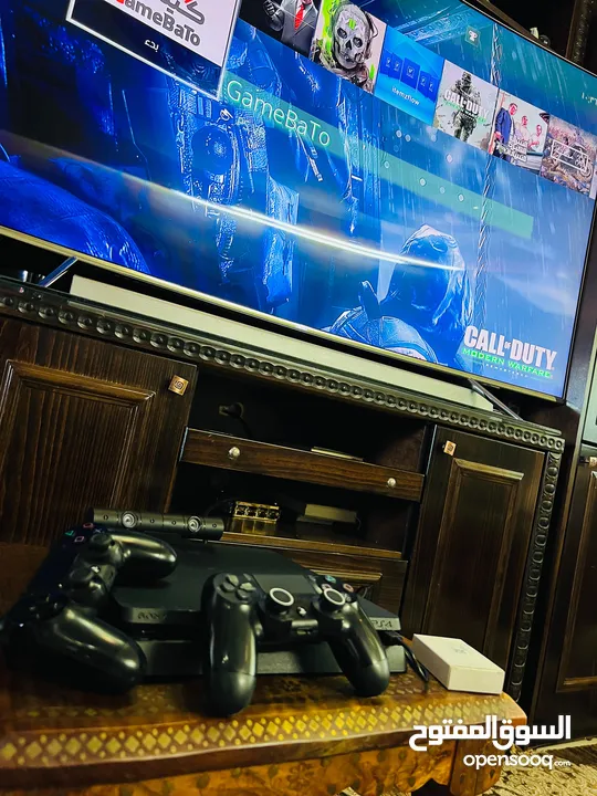 Playstation Slim 4 مهكر  بلاستيشن 4 سلم