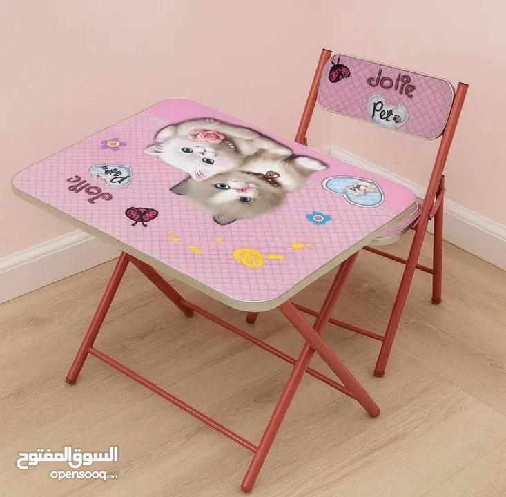 مكاتب أطفال الروضة – متعة الدراسة واللعب في مكان واحد  تصميم عملي ومريح للأطفال .