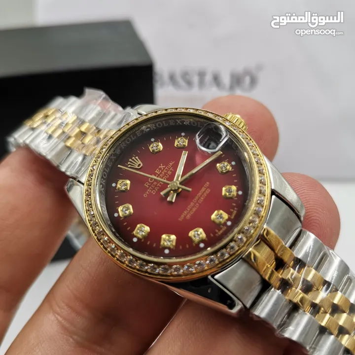 مجموعة  جديدة من الساعات النسائية  الفاخرة بأفضل الأسعار الرولكس الديت جاست متوفرة الان