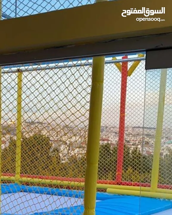 جميع قطع غيار ترامبولين شبك و ارضية و واقي زمبرك وزمبركات وحديد.
