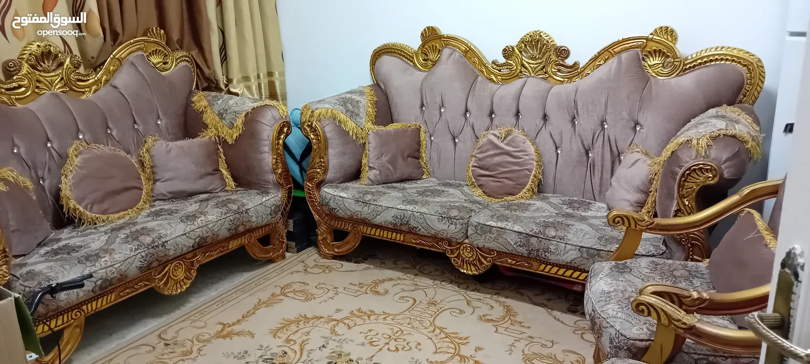طقم كنب مصري 7 مقاعد