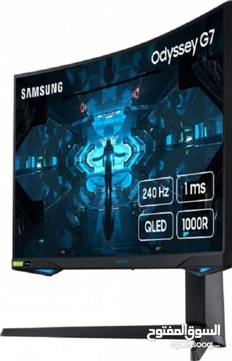 Samsung Odyssey G7 32" QHD 2K 240Hz VA QLED HDR 1ms Curved Gaming Monitor