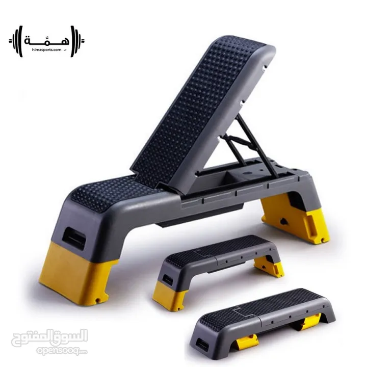 همه مقعد متعدد الوظائف قابل للتعديل وآلة درج  Hema Multifunctional Adjustable Bench and Step Machine