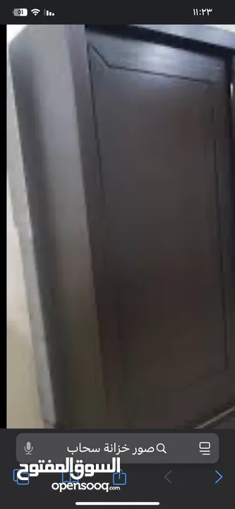 خزانه تفصيل سحاب لون بني غامق للبيع حال الوكاله