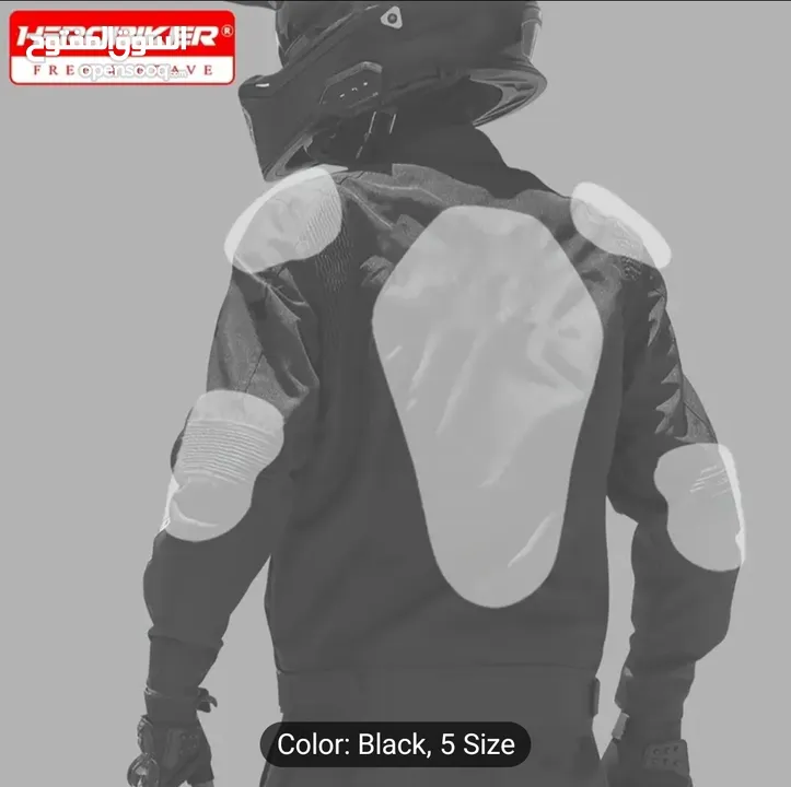 MOTORCYCLE ON AND OFF ROAD LEISURE PROTECTIVE JACKET WATERPROOF AND FIBER COATED