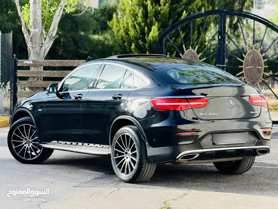 Mercedes benz GLC350e coupe 2018 فحص كامل كرت ابيض