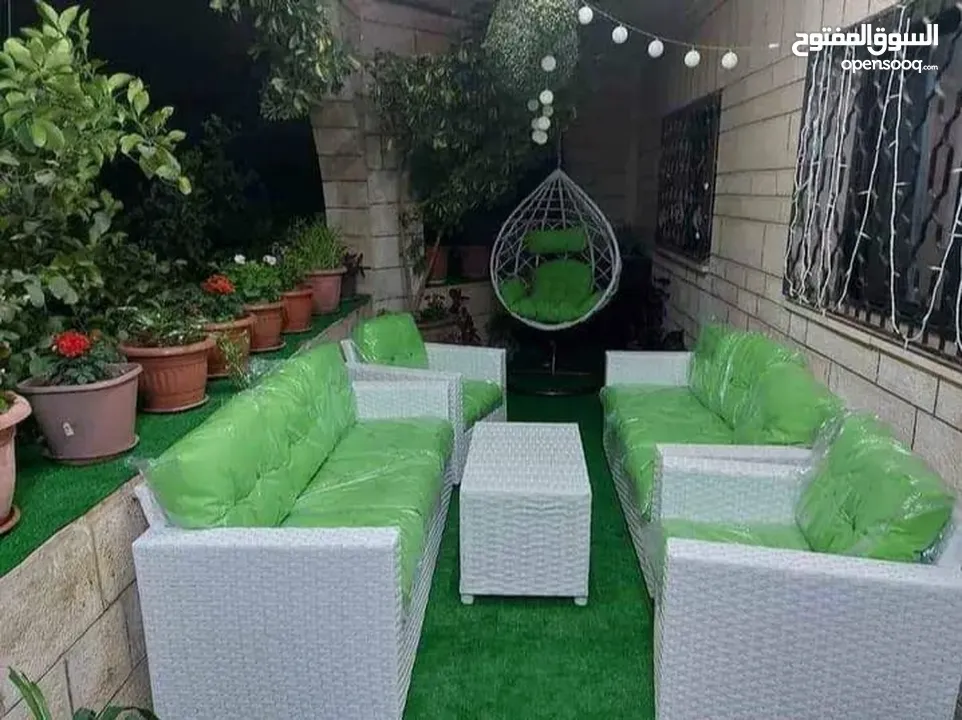 طقم راتان 5 مقاعد