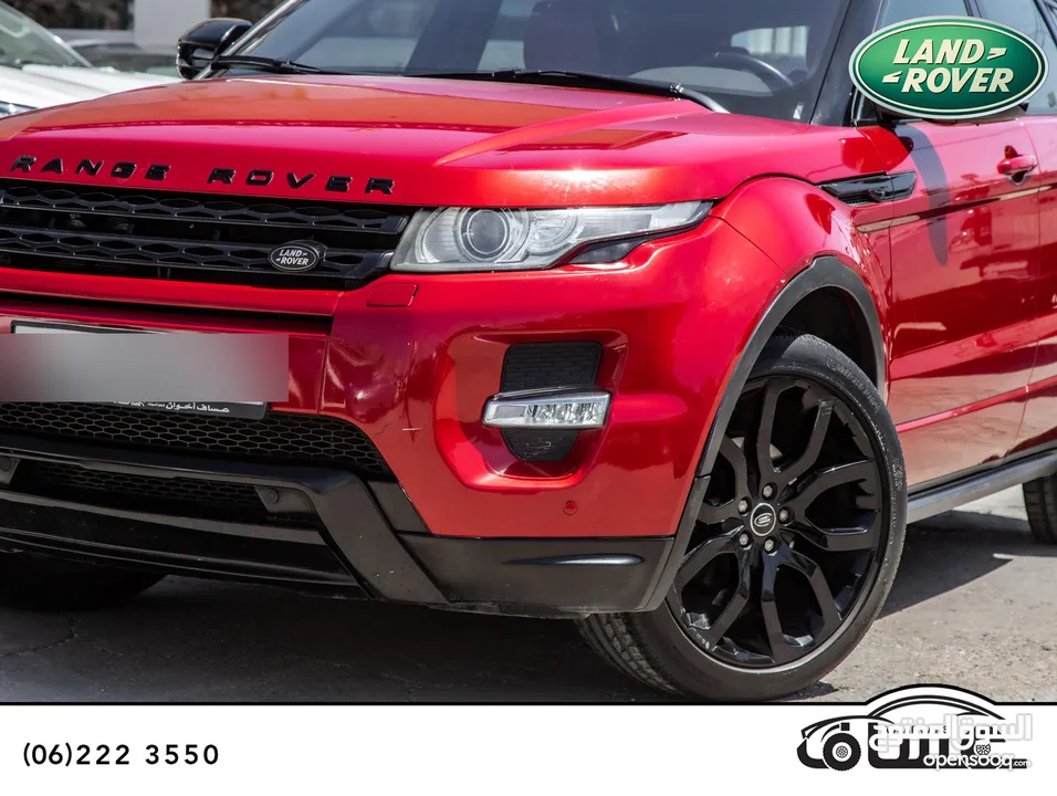 Range Rover Evoque 2013 Dynamic Edition   السيارة بحالة الوكالة و قطعت مسافة 86,000 كيلو متر