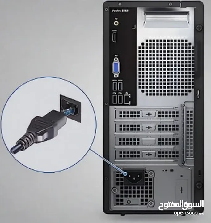 كيسات ديل مكتبي رام 8 جيجا + نسخة ويندوز أصليـــة  PC dell core i3 12th ssd256