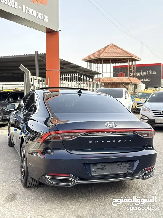 هونداي جرانديور ( ازيرا ) 2021 هايبرد فل اضافات اعلى صنف بريميوم بلس برستيج وارد كوريا فحص كامل
