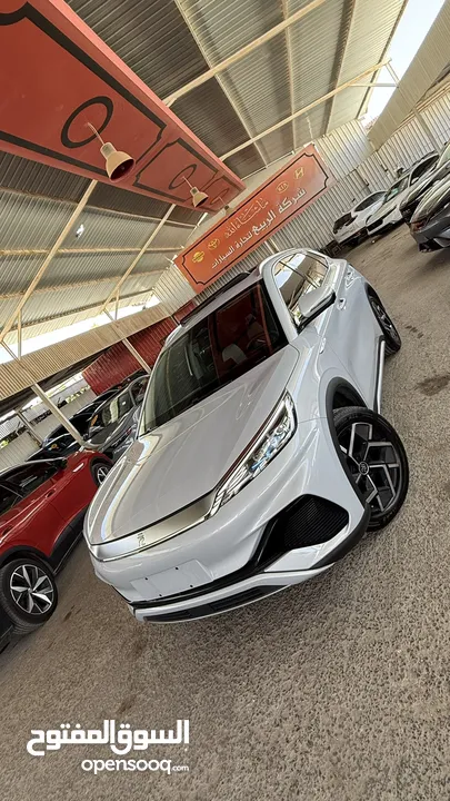 BYD_YUAN_PLUS_ADVANCED_2023  ممشى قليل 11500 كيلو فقط  فحص اتوسكور 94