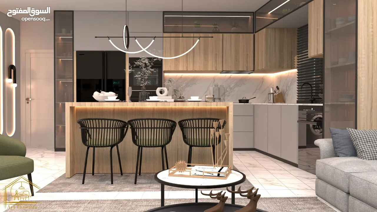 خدمات التصميم الداخلي _الديكور_ 3d