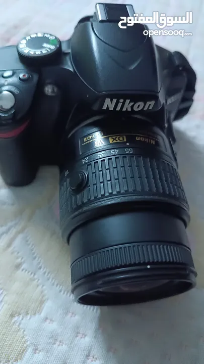كاميرا نيكون d3200 استعمال خفيف جدا