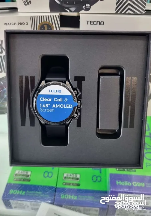 Tecno watch Pro 2 ساعة ذكية تكنو  2024 احدث اصدار من شركة تكنو
