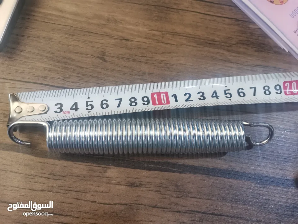زنبركات ترامبولين 16.50 سم مستورد ومتوفر كافة قطع غيار ترامبولين وسوفت بلي
